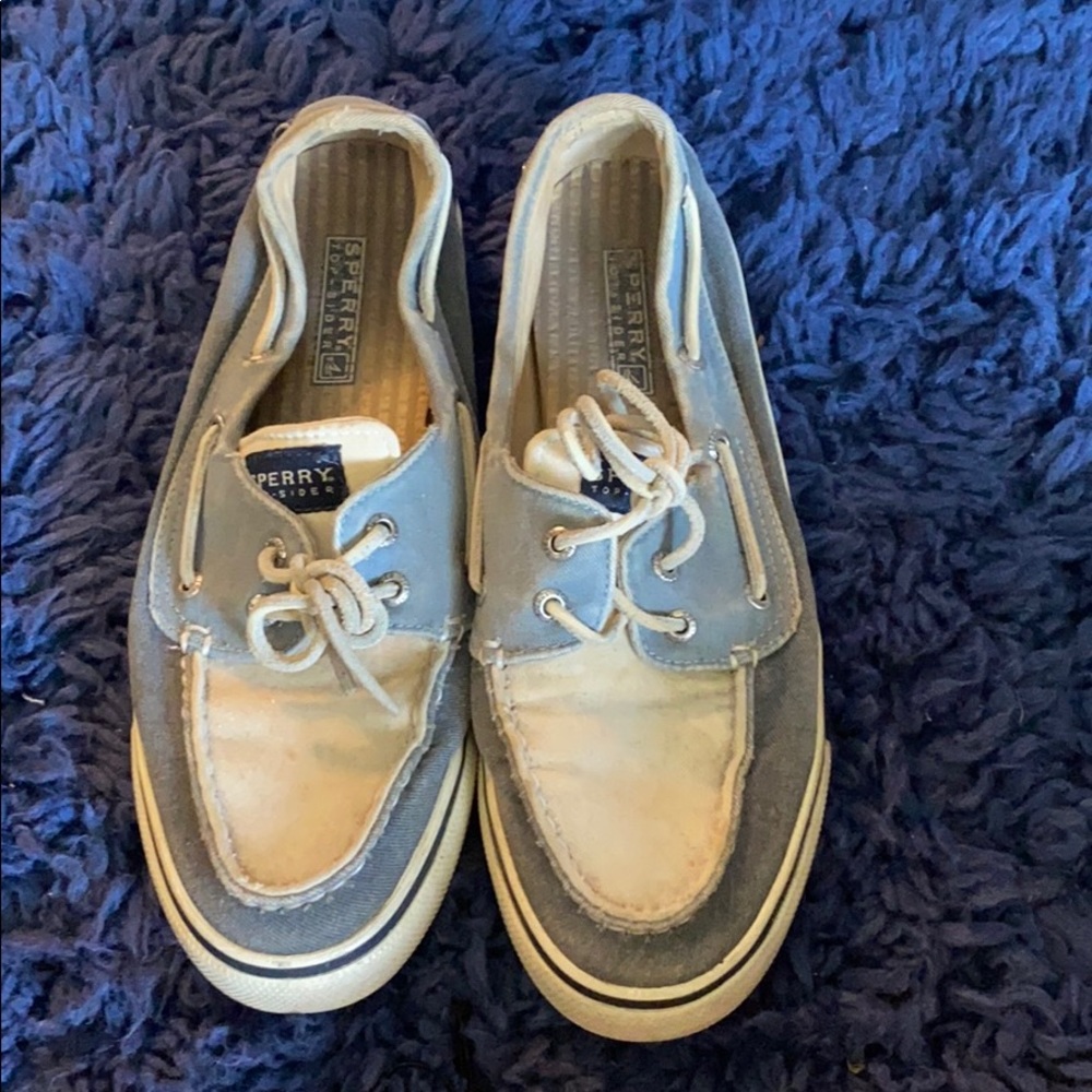 Worn Sperry Boat Shoes